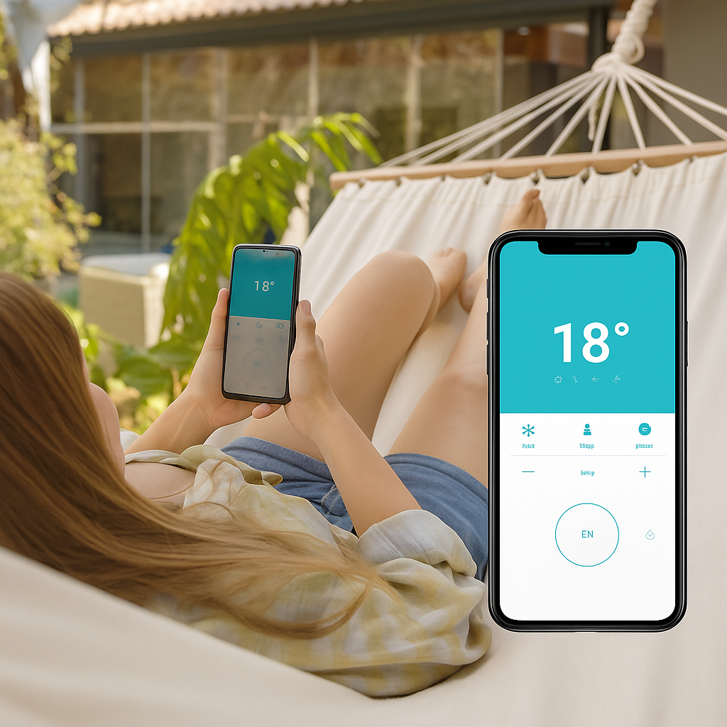 ForceClima 12850 Airce Acondicionado portátil con bomba de calor