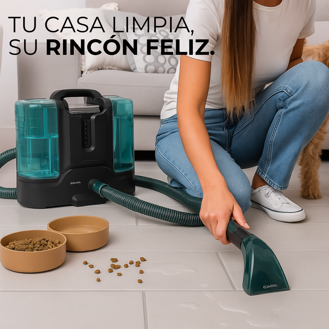 Clean Infinity Limpia tapicerías y líquidos, Pulverizador de agua y accesorio para ventanas.